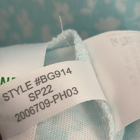 J. Crew Factory Printed knit tie-waist midi dress ditsy floral tiered size xl - Picture 11 of 13